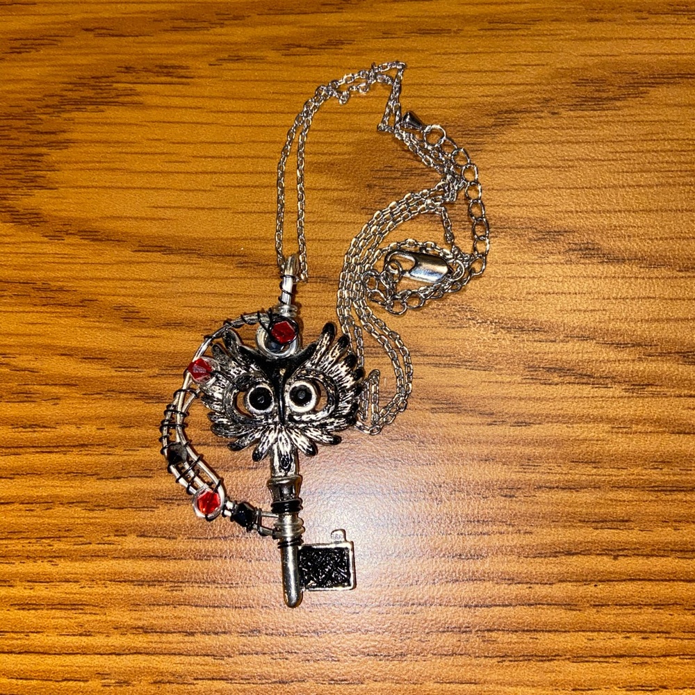 Owl Key Necklace